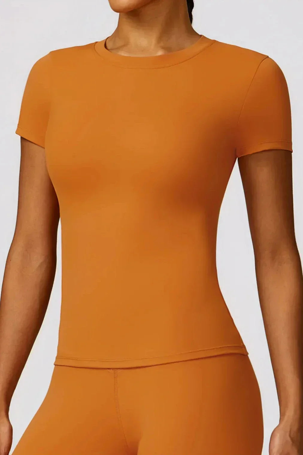 Naya | Women’s Workout Set | Seamless Leggings & Fitted Short Sleeve