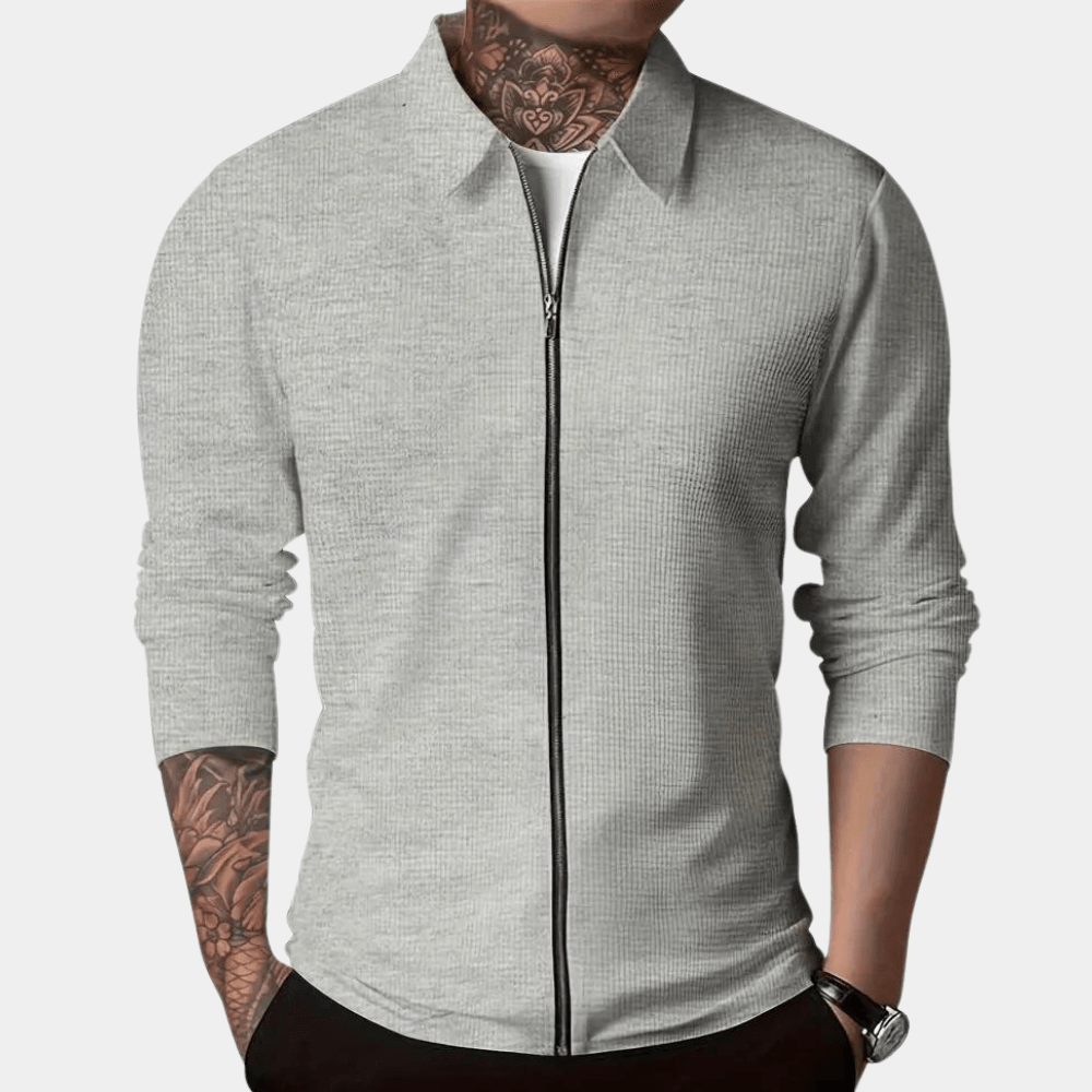 Noieria Lightweight Men's Casual Shirt - Breathable Long Sleeve Button-Up