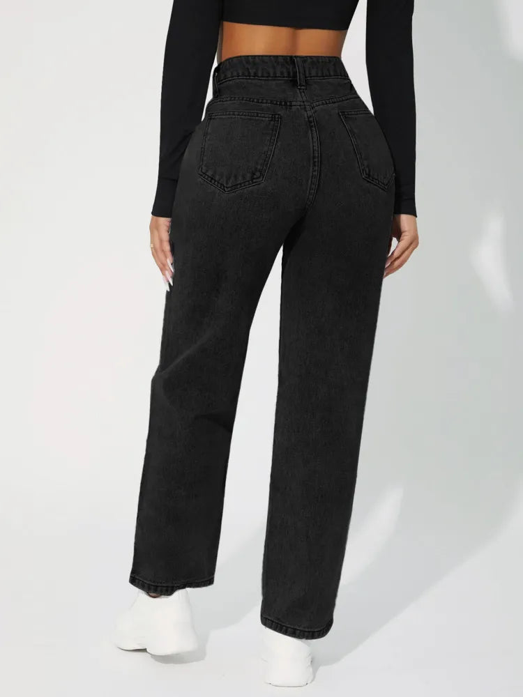 Noieria - High waist casual trousers for women