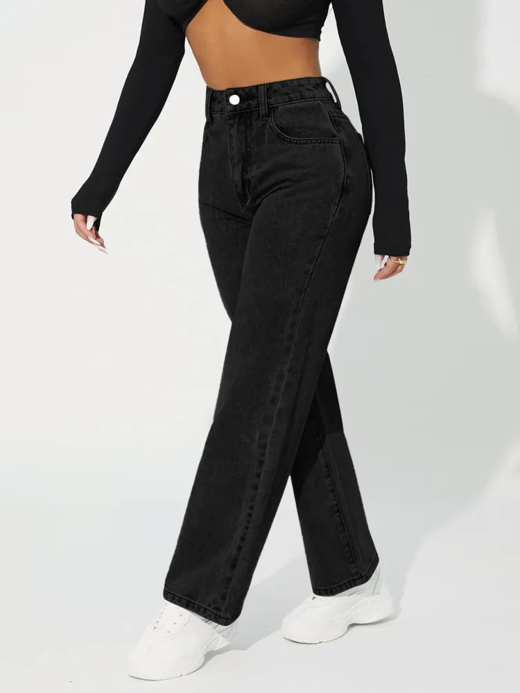 Noieria - High waist casual trousers for women