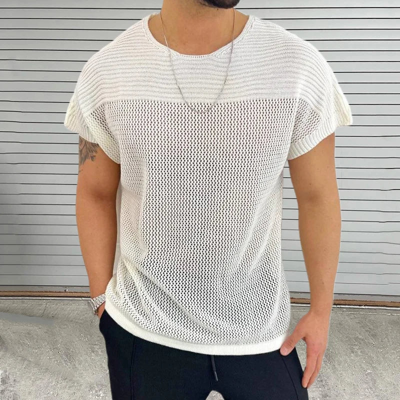 Noieria Mesh Flow O-Neck Tee