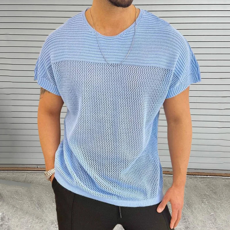 Noieria Mesh Flow O-Neck Tee