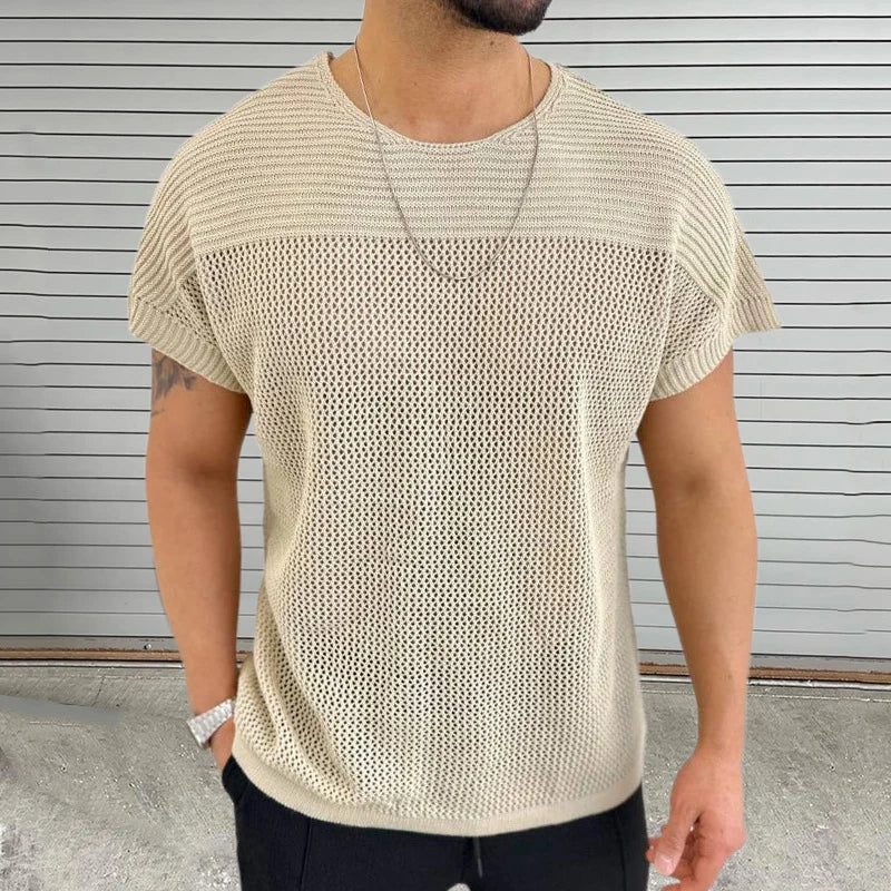 Noieria Mesh Flow O-Neck Tee