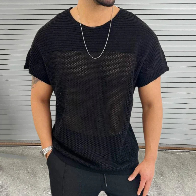 Noieria Mesh Flow O-Neck Tee