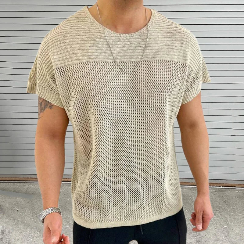 Noieria Mesh Flow O-Neck Tee