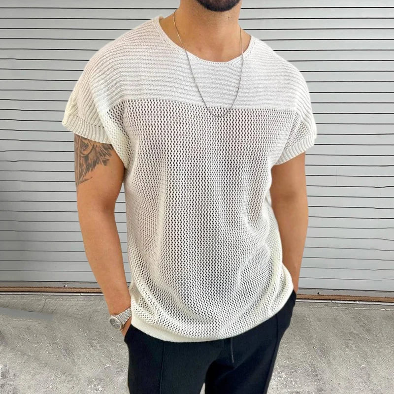 Noieria Mesh Flow O-Neck Tee