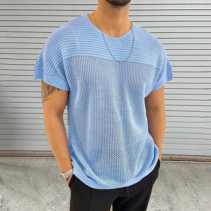 Noieria Mesh Flow O-Neck Tee