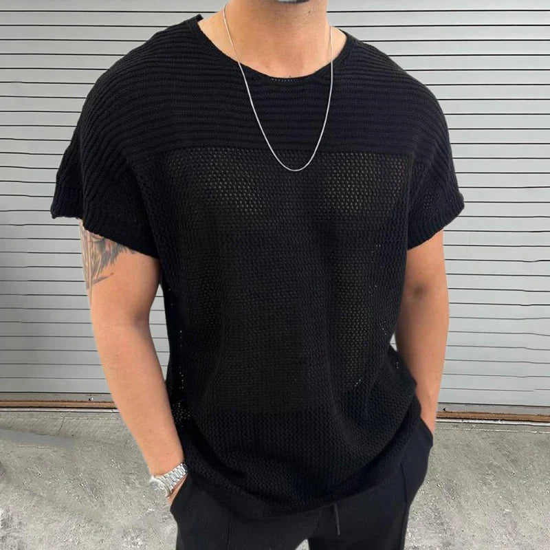 Noieria Mesh Flow O-Neck Tee