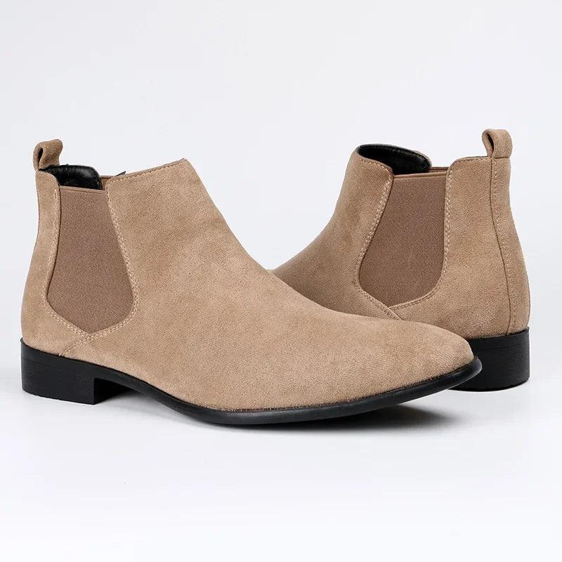 Noieria - Men's Suede Chelsea Boots